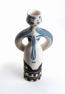 PABLO PICASSO, After : Lampe femme  - Asta Arte Moderna e Contemporanea / Ceramiche del '900. Con una collezione di pittura futurista - Associazione Nazionale - Case d'Asta italiane