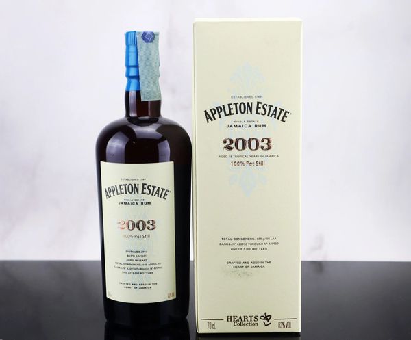 Appleton Estate 2003  - Asta Spring Spirit - Rums & More - Associazione Nazionale - Case d'Asta italiane