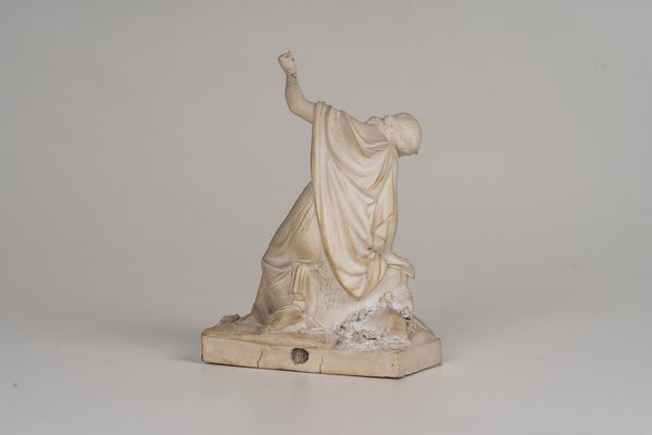 Figurina di Lucrezia<BR>Napoli, Real Fabbrica Ferdinandea, 1790 circa<BR>  - Asta Maioliche e Porcellane da Collezione - Associazione Nazionale - Case d'Asta italiane