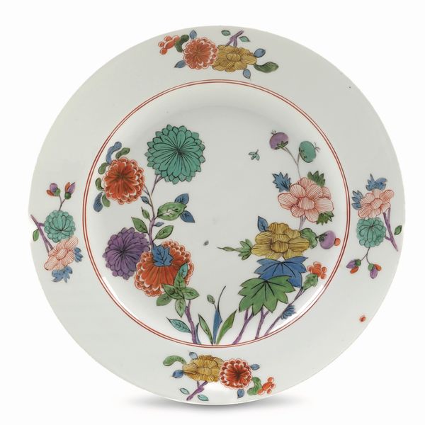 Raro piatto<BR>Meissen, 1730-1735  - Asta Maioliche e Porcellane da Collezione - Associazione Nazionale - Case d'Asta italiane