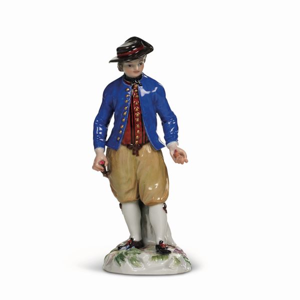 Figurina <BR>Meissen, XX secolo  - Asta Maioliche e Porcellane da Collezione - Associazione Nazionale - Case d'Asta italiane