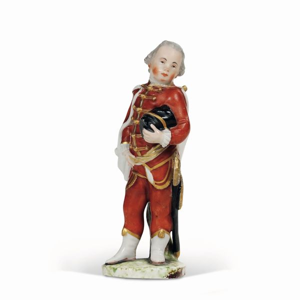 Figurina di bimbo ufficiale<BR>Ludwigsburg, 1765 circa<BR>  - Asta Maioliche e Porcellane da Collezione - Associazione Nazionale - Case d'Asta italiane