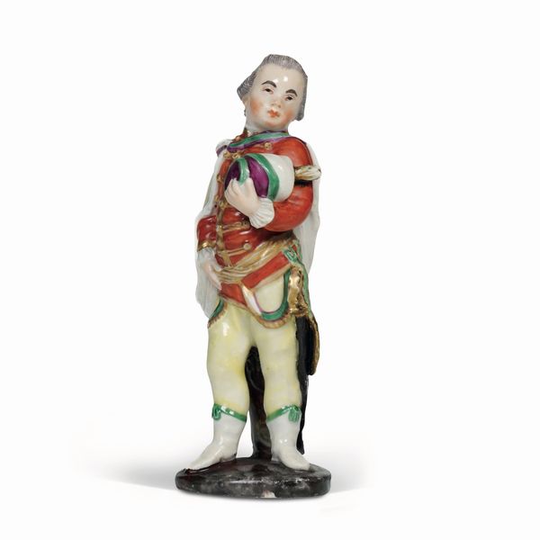 Figurina di bimbo ufficiale<BR>Ludwigsburg, 1765 circa<BR>  - Asta Maioliche e Porcellane da Collezione - Associazione Nazionale - Case d'Asta italiane