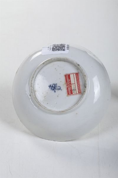 Tazza con piattino<BR>Germania, Manifattura di Frankenthal, 1762-1794<BR>  - Asta Maioliche e Porcellane da Collezione - Associazione Nazionale - Case d'Asta italiane