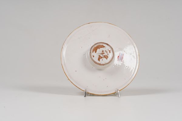 Piattino per tazza<BR>Castelli, bottega Grue, 17001725 circa<BR>  - Asta Maioliche e Porcellane da Collezione - Associazione Nazionale - Case d'Asta italiane