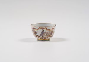 Tazza alla sassone<BR>Doccia, Manifattura Ginori, 1745-1750 circa  - Asta Maioliche e Porcellane da Collezione - Associazione Nazionale - Case d'Asta italiane