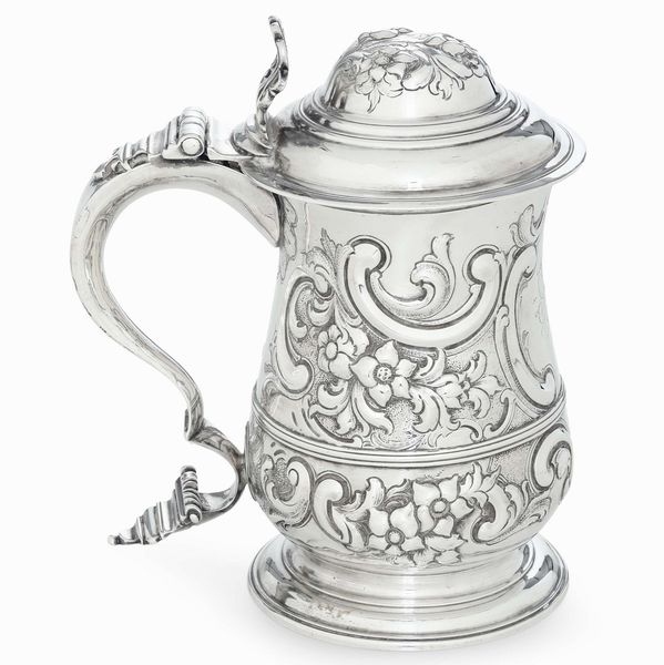 Tankard. Londra, 1776. Argentiere William Priest & James Priest  - Asta Argenti da collezione | Antichi - Associazione Nazionale - Case d'Asta italiane