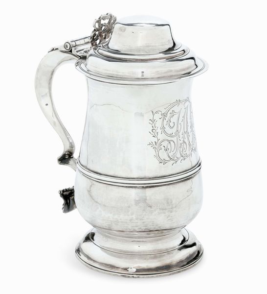 Tankard. Londra, 1779. Argentiere George Smith  - Asta Argenti da collezione | Antichi - Associazione Nazionale - Case d'Asta italiane