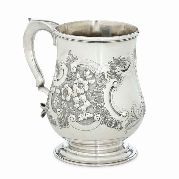 Mug. Dublino, 1810. Marchio dell'argentiere J B (non identificato)  - Asta Argenti da collezione | Antichi - Associazione Nazionale - Case d'Asta italiane