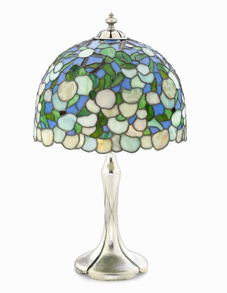 Lampada modello Tiffany. Argenteria artistica italiana del XX-XXI secolo. Argentiere Vavassori, Milano  - Asta Argenti da collezione | Antichi - Associazione Nazionale - Case d'Asta italiane