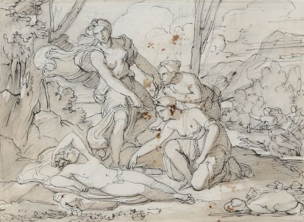 Vincenzo Camuccini : La morte di Adone  - Asta Old Masters - Associazione Nazionale - Case d'Asta italiane