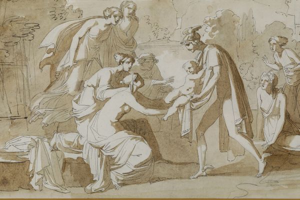 Vincenzo Camuccini : Episodio tratto dalla mitologia classica  - Asta Old Masters - Associazione Nazionale - Case d'Asta italiane