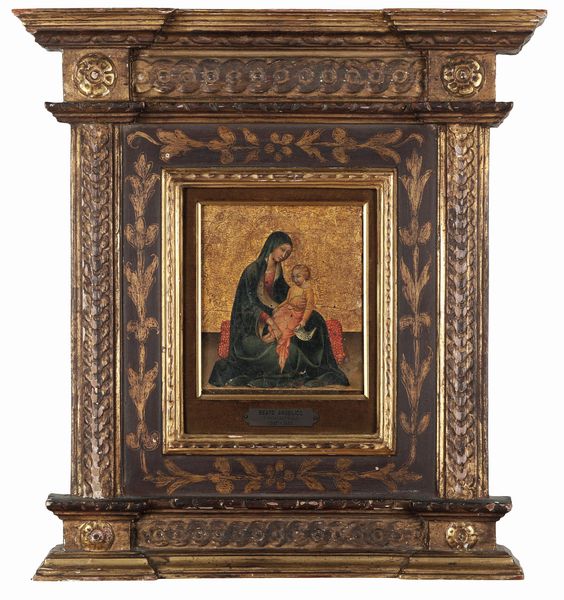 SANO DI PIETRO : Madonna dell'umilt  - Asta Old Masters - Associazione Nazionale - Case d'Asta italiane