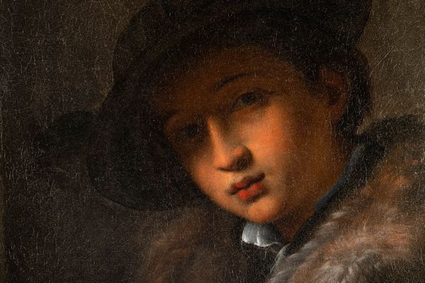 Giovanni Gerolamo Savoldo, Ambito di : Ritratto di giovane flautista  - Asta Old Masters - Associazione Nazionale - Case d'Asta italiane