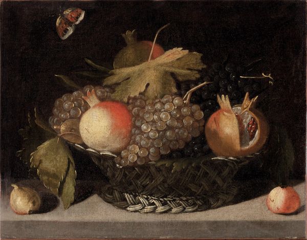 Scuola lombarda del XVI secolo Natura morta con cesto di frutti  - Asta Old Masters - Associazione Nazionale - Case d'Asta italiane