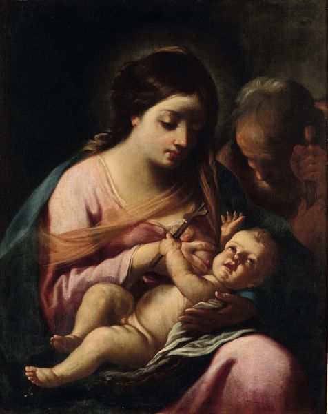 Lorenzo Pasinelli : Sacra Famiglia  - Asta Old Masters - Associazione Nazionale - Case d'Asta italiane