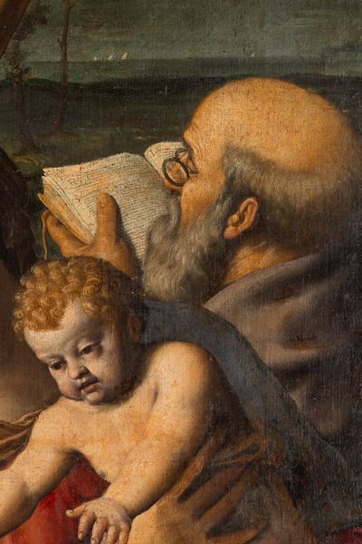 Marcantonio Bassetti, Attribuito a : Sacra Famiglia con San Giovannino  - Asta Old Masters - Associazione Nazionale - Case d'Asta italiane