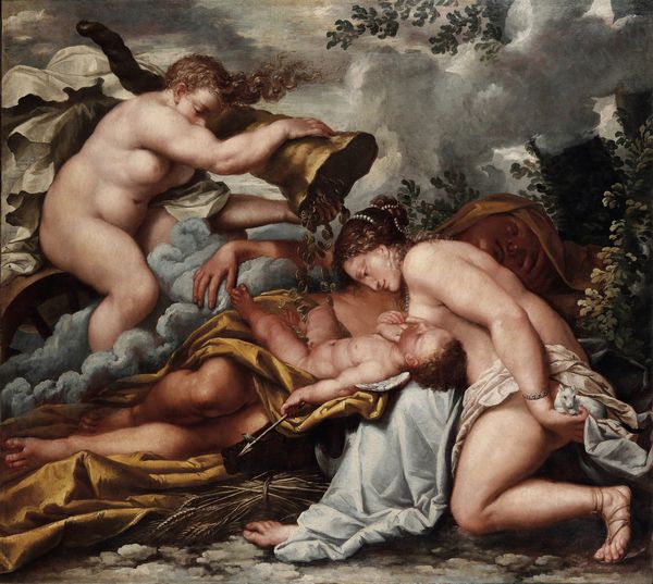 Pietro Liberi : La Fortuna arricchisce l'amore virtuoso  - Asta Old Masters - Associazione Nazionale - Case d'Asta italiane