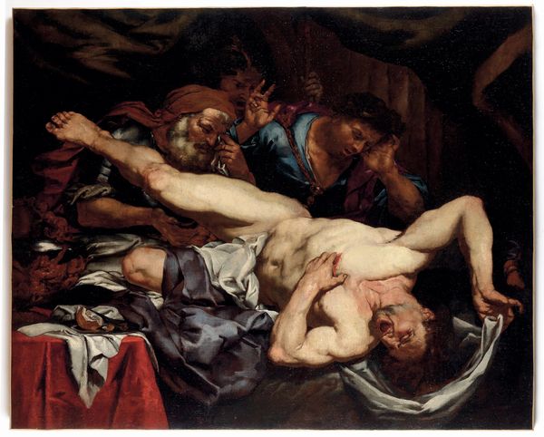 Giovan Battista Langetti : Suicidio di Catone  - Asta Old Masters - Associazione Nazionale - Case d'Asta italiane