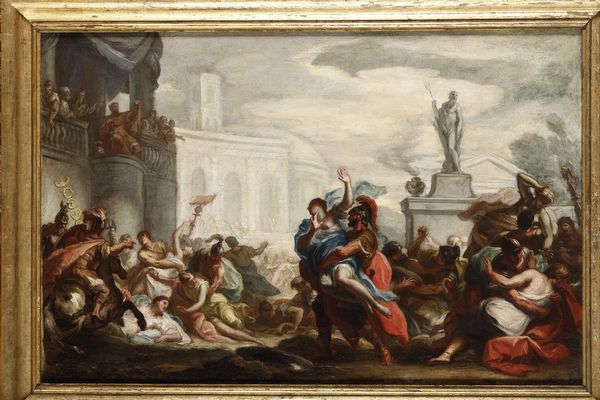 Girolamo Brusaferro : Ratto delle Sabine  - Asta Old Masters - Associazione Nazionale - Case d'Asta italiane