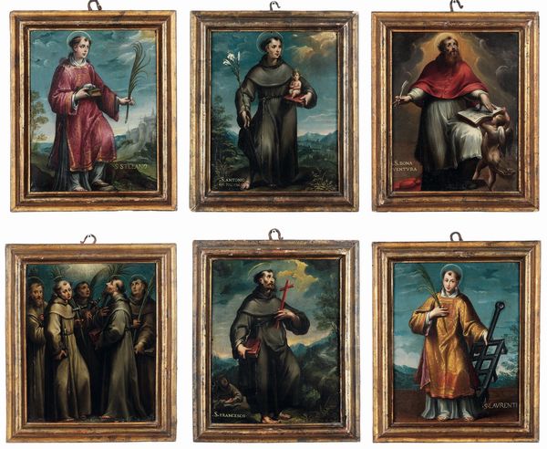 Vincenzo Spisanelli : Figure di Santi  - Asta Old Masters - Associazione Nazionale - Case d'Asta italiane