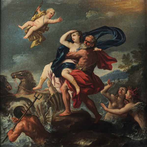 Luca Giordano, Attribuito a : Ratto di Proserpina  - Asta Old Masters - Associazione Nazionale - Case d'Asta italiane