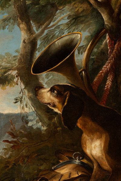 Giovanni Jacopo Crivelli detto il Crivellino : Cacciagione sorvegliata da un cane  - Asta Old Masters - Associazione Nazionale - Case d'Asta italiane