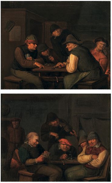 Egbert van Heemskerk : Interni di taverna con giocatori e bevitori  - Asta Old Masters - Associazione Nazionale - Case d'Asta italiane