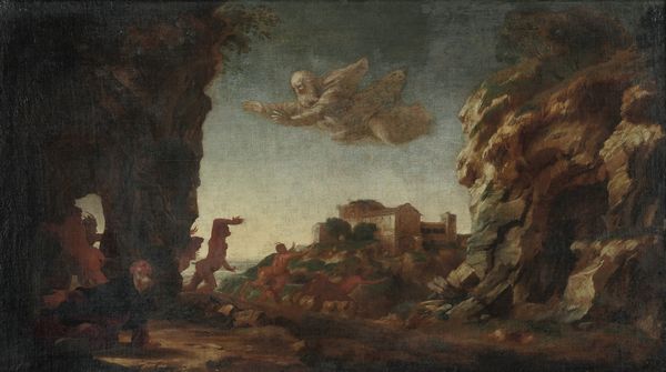 Antonio Travi detto il Sestri, Attribuito a : Le tentazioni di SantAntonio  - Asta Old Masters - Associazione Nazionale - Case d'Asta italiane