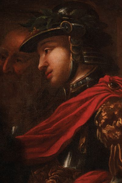 Filippo Abbiati : Autoritratto in veste di Apelle alla corte di Vienna  - Asta Old Masters - Associazione Nazionale - Case d'Asta italiane