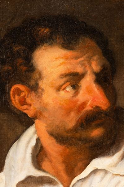 Francesco Zugno : Ritratto di uomo con camicia bianca  - Asta Old Masters - Associazione Nazionale - Case d'Asta italiane