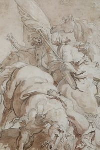 Vincenzo Camuccini : Conversione di San Paolo  - Asta Old Masters - Associazione Nazionale - Case d'Asta italiane