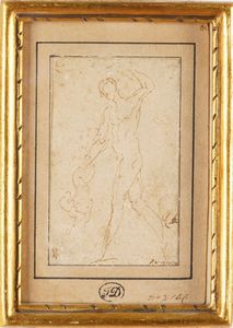 Girolamo Francesco Mazzola detto il Parmigianino, Attribuito a - Studio di figura