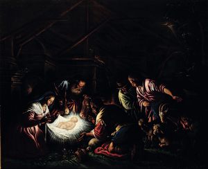 Leandro Da Ponte detto Leandro Bassano - Adorazione dei pastori