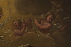 Carlo Francesco Nuvolone : Annunciazione  - Asta Old Masters - Associazione Nazionale - Case d'Asta italiane