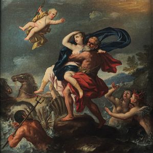 Luca Giordano, Attribuito a - Ratto di Proserpina