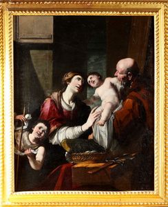 Gioacchino Assereto - Sacra Famiglia con San Giovannino