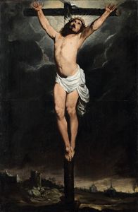 Orazio De Ferrari : Cristo spirante  - Asta Old Masters - Associazione Nazionale - Case d'Asta italiane