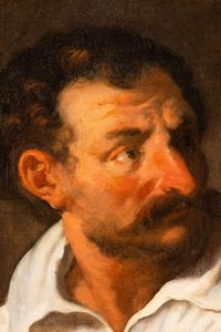 Francesco Zugno : Ritratto di uomo con camicia bianca  - Asta Old Masters - Associazione Nazionale - Case d'Asta italiane