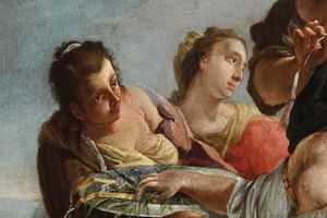 Francesco Salvator Fontebasso : Il ratto dEuropa  - Asta Old Masters - Associazione Nazionale - Case d'Asta italiane