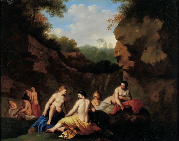 Cornelis van Poelenburgh : Ninfe al bagno  - Asta Disegni Antichi - Associazione Nazionale - Case d'Asta italiane