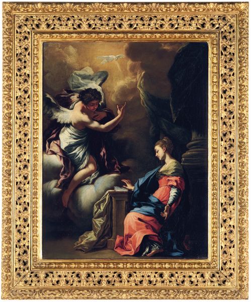 Francesco Solimena : Annunciazione  - Asta Disegni Antichi - Associazione Nazionale - Case d'Asta italiane