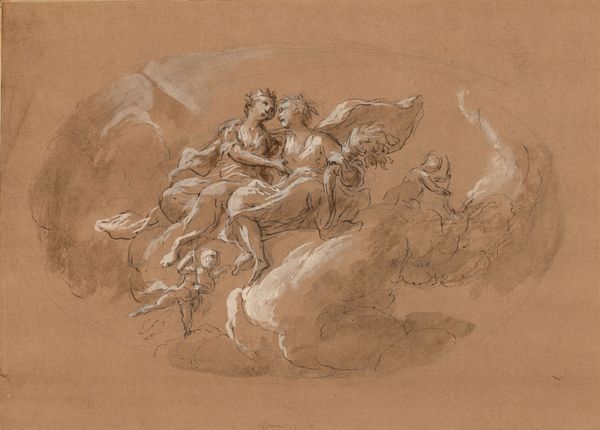 PIETRO RUBINI : Allegoria  - Asta Disegni Antichi - Associazione Nazionale - Case d'Asta italiane