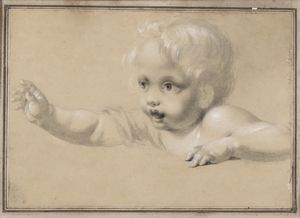 Lorenzo De Ferrari, Attribuito a - Figura di bambino