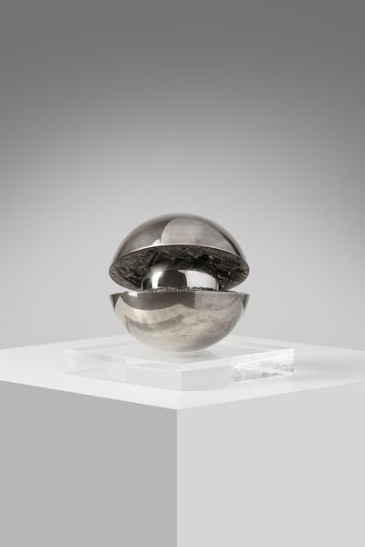 POMODORO ARNALDO (n. 1926) : ROTANTE CON SFERA INTERIORE, 1968  - Asta Asta 463 | ARTE MODERNA E CONTEMPORANEA Tradizionale - Associazione Nazionale - Case d'Asta italiane