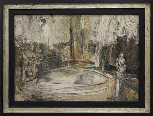 CONGDON WILLIAM (1912 - 1998) : SENZA TITOLO (TUILERIES), 1954  - Asta Asta 463 | ARTE MODERNA E CONTEMPORANEA Tradizionale - Associazione Nazionale - Case d'Asta italiane