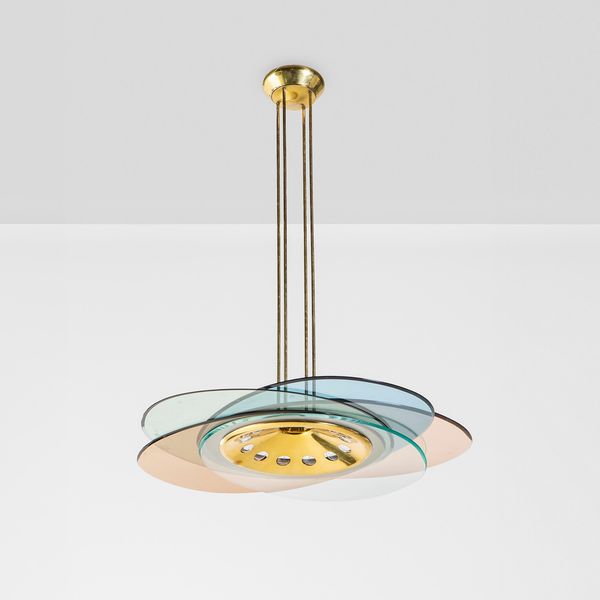 MAX INGRAND : Lampada a sospensione mod. 1452.  - Asta Fine Design - Associazione Nazionale - Case d'Asta italiane