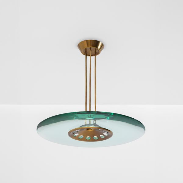 MAX INGRAND : Lampada a sospensione mod. 1441.  - Asta Fine Design - Associazione Nazionale - Case d'Asta italiane