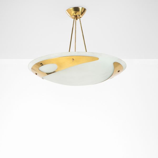 MAX INGRAND : Lampada a sospensione.  - Asta Fine Design - Associazione Nazionale - Case d'Asta italiane