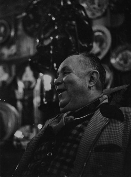 Robert Doisneau : Laughing man in a bar in Paris  - Asta Fotografia: Under 1K - Associazione Nazionale - Case d'Asta italiane